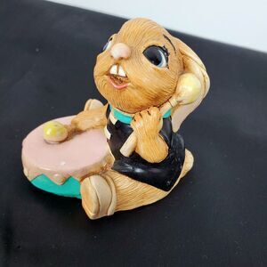 Vintage Pendelfin‎ Rabbit Bongo Hand Painted Made in England Easter GUC